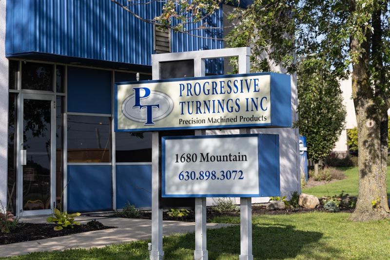 Progressive Turnings Company Sign - Welcome