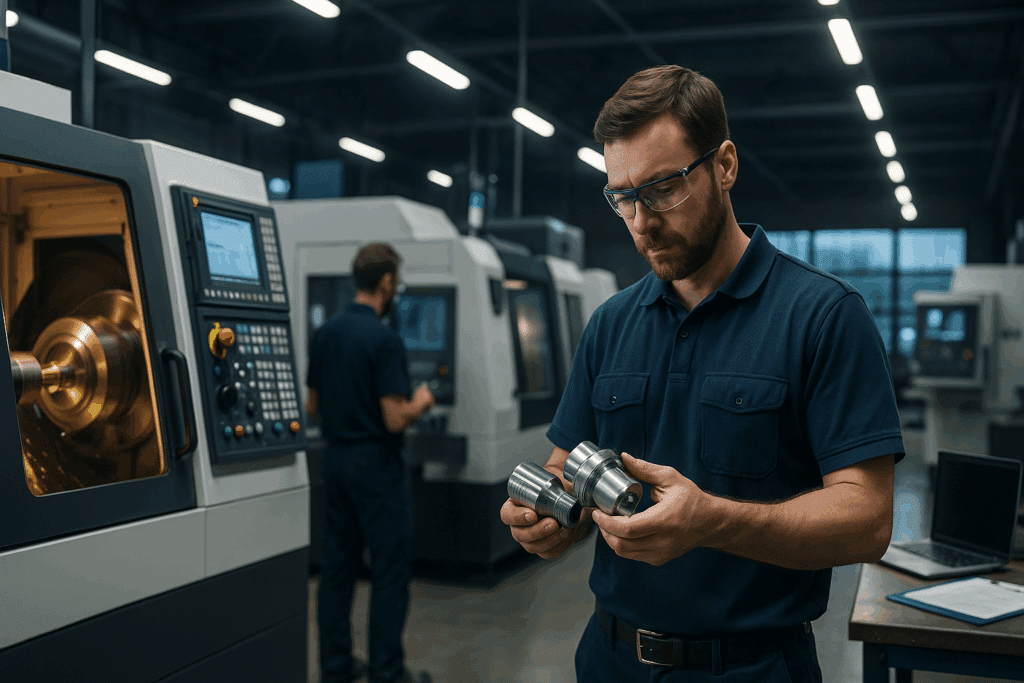 Modern CNC shop floor demonstrating precision and efficiency that outperform cheap machining alternatives.