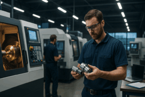 Modern CNC shop floor demonstrating precision and efficiency that outperform cheap machining alternatives.