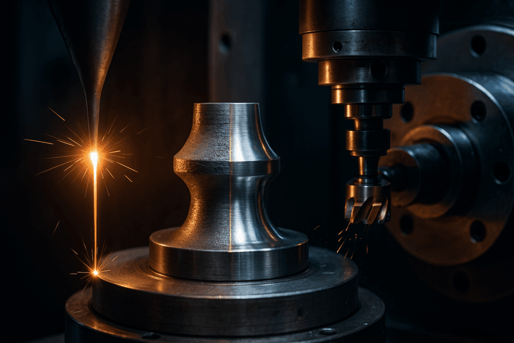 Modern machine shop environment showing CNC Machining trends in data driven production management