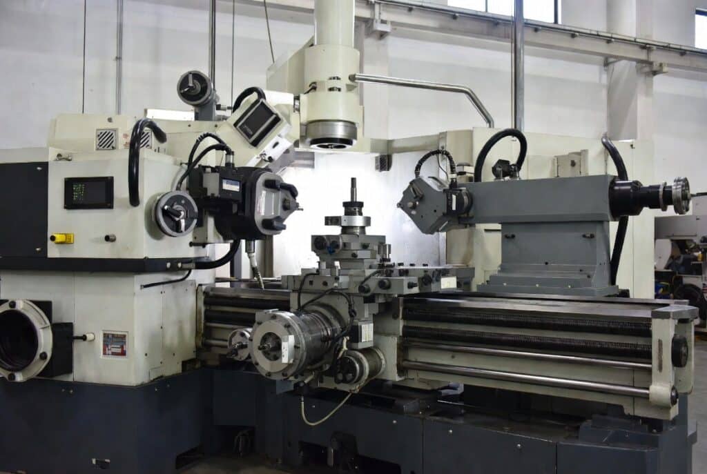 Multi-turret CNC lathe in a clean machine shop environment for Design for Manufacturability CNC article